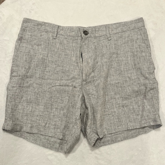 Other - Goodfellow & Co Men’s 36 Every Wear Linen Blend Shorts 7" Inseam Gray